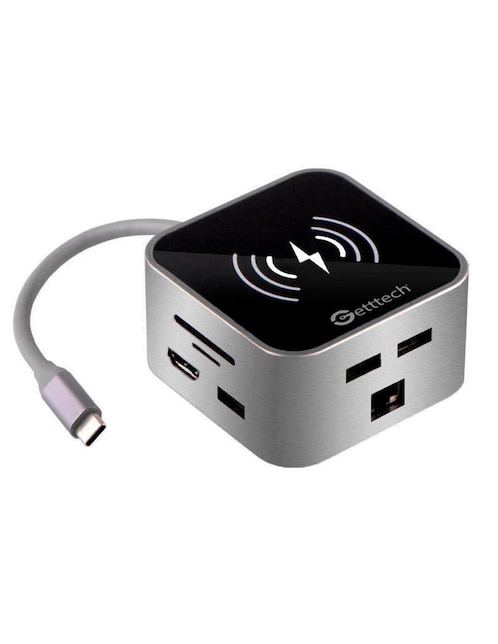 Hub Getttech Docking Station Thunderbolt USB C GHW-69401 de 10 contactos