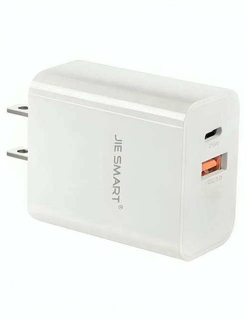 Cargador pared Jie Smart USB + USB tipo C