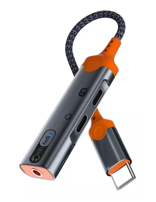 Cable USB C Sarafox a tipo auxiliar 3.5 mm de 18 cm