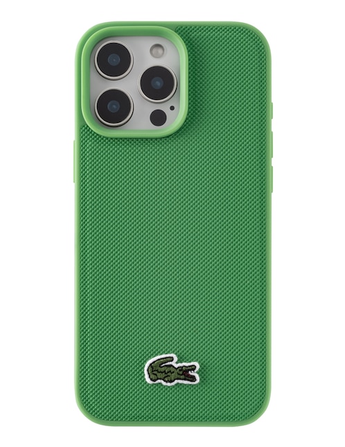 LACOSTE Funda para iPhone 16 Pro Max Iconic de plástico