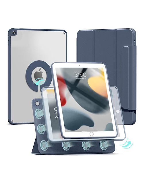 Funda para iPad Pro 11 M4 2024, Mini 6/7 8.3" A17 Pro, Pro 12.9/ Air 13" M2, Pro 13 M4 2024, Pro 11 2018/2020/2022, 10th Generación 10.9", Air 11 4th/5th M2, 7th 8th 9th 10.2 1