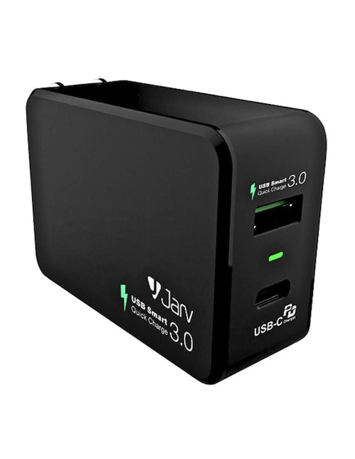 Cargador pared Jarv USB + USB tipo C