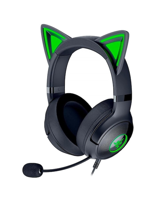 Audífonos gamer Over-Ear Razer Kraken Kitty V2 alámbricos