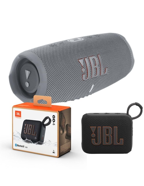 Set de bocinas Jbl Charge5 go4 inalámbrica