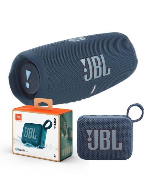JBL Set de bocinas JBL Charge 5 y Go 4 inalámbricas