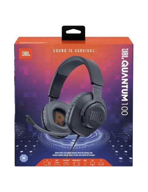 Audífonos gamer Jbl alámbricos Quantum 300