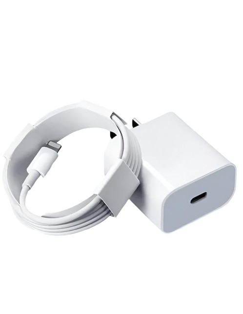 XTELLAR Cargador pared Xtellar Lightning + USB tipo C