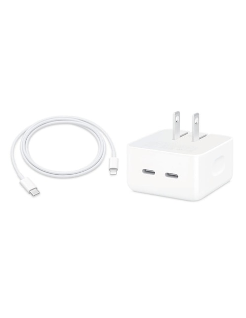 Cargador pared Lightning + USB tipo C