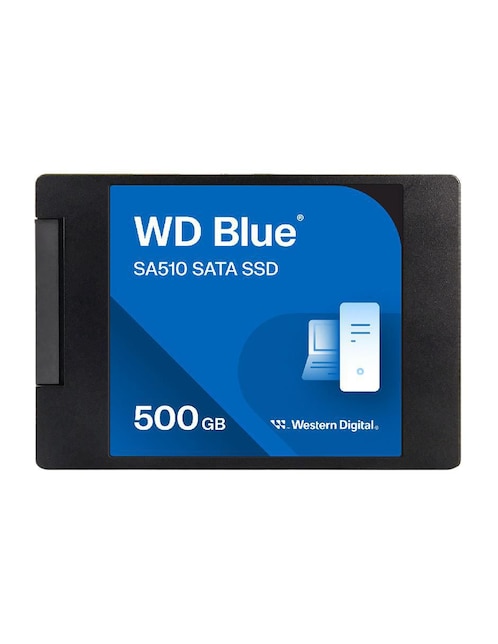 Unidad SSD Western Digital capacidad 500 GB