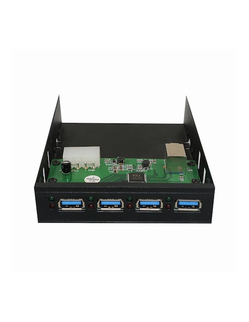 Hub Xcase interno para bahía de 3.5 pulgadas de 4 puertos USB