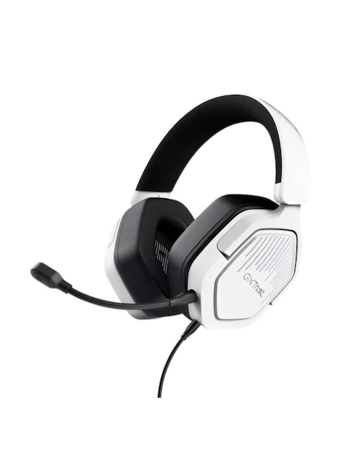 Audífonos gamer Trust alámbrica Carus gxt492w