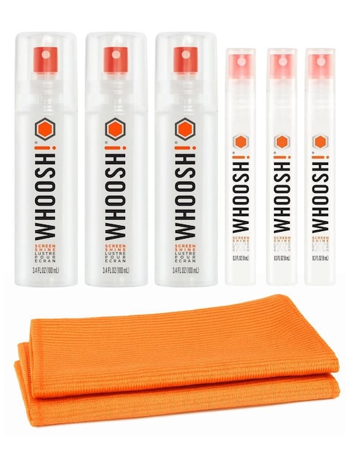 Líquido limpiador Whoosh 12 piezas