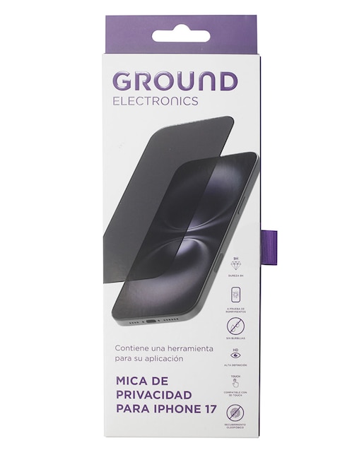 GROUND Mica para smartphone Ground iPhone 17 de cristal templado