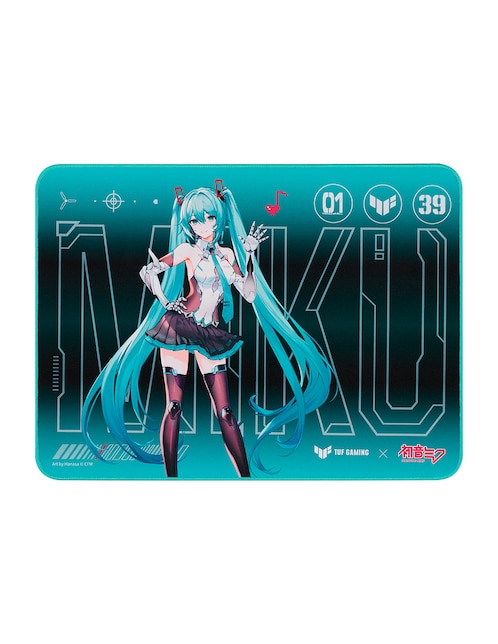 Mouse pad gamer Asus TUF Gaming P1 Hatsune Miku Edition