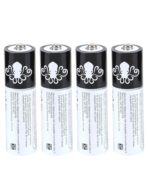 Set de baterías recargables Ground Gaming 750 mWh