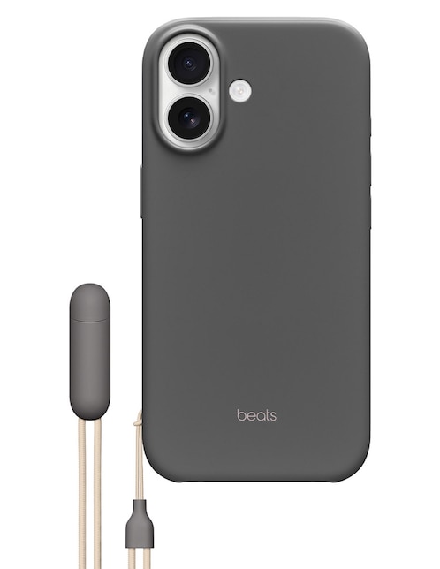 FUNDA APPLE BEATS KIK, IPHONE 17, GRIS