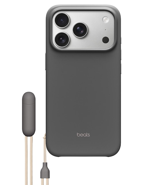 FUNDA APPLE BEATS, IPHONE 17 PRO, GRIS