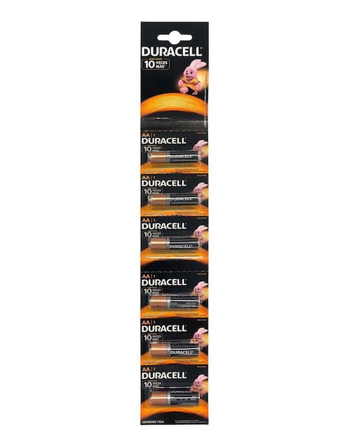 Paquete de pilas AAA alcalino Duracell 1.5 V