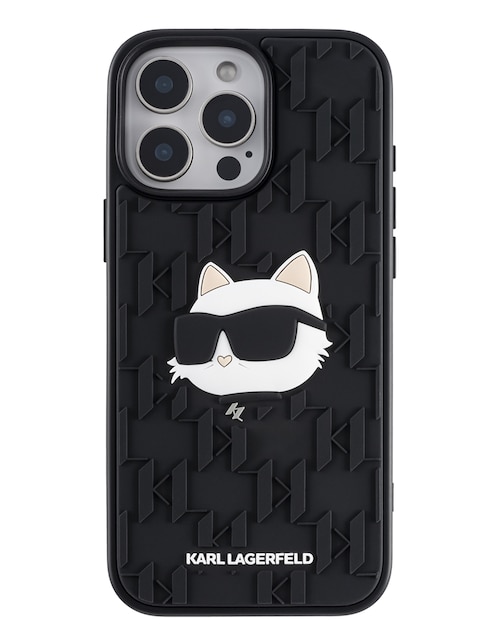 KARL LAGERFELD Funda para Apple Monogram de plástico