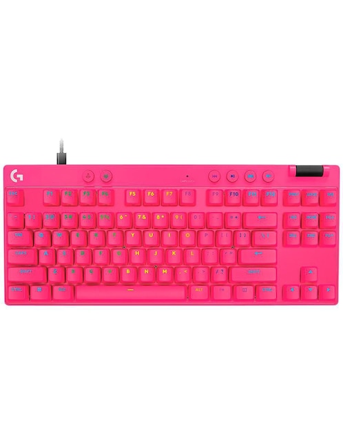 Teclado gamer alámbrica Logitech Pro X TKL Rapid