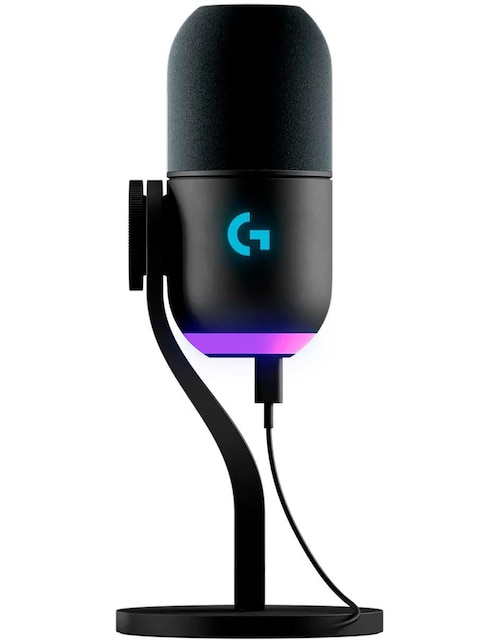 Micrófono gaming alámbrico Logitech Yeti GX