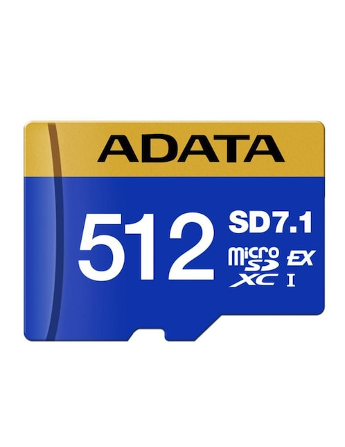 Memoria micro SDXC Adata capacidad 512 GB