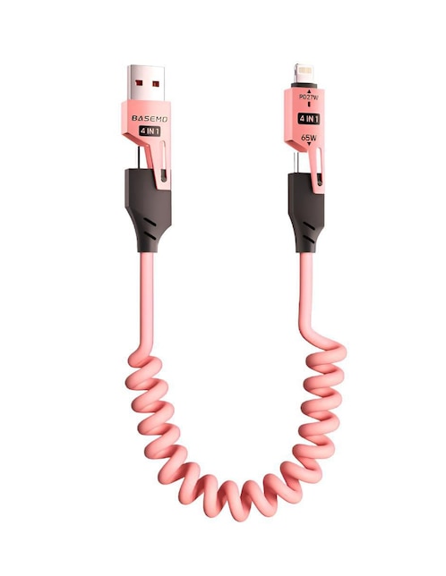Cable USB Lightning, micro usb y tipo C a tipo usb c de 1.5 m 1