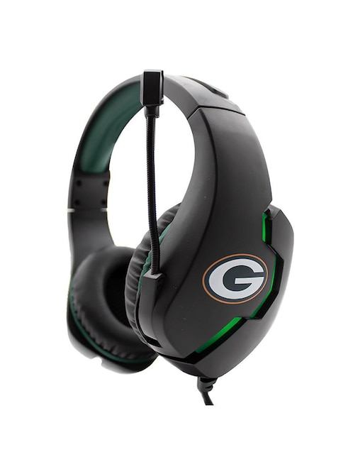Audífonos gamer NFL Green Bay Packers alámbrica 33