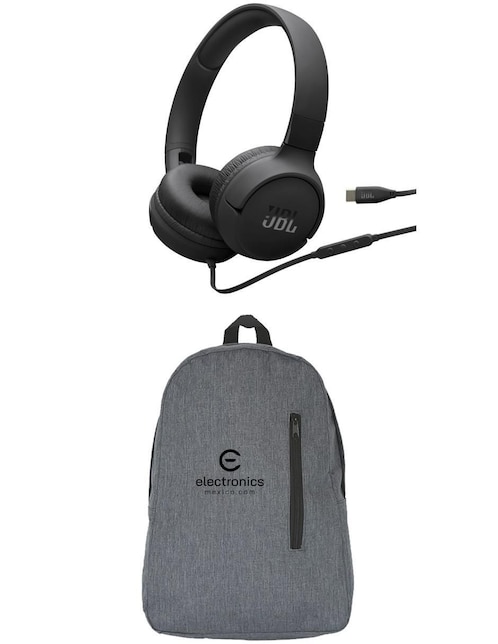 Audífonos On-Ear Jbl Tune 520C mochila alámbricos