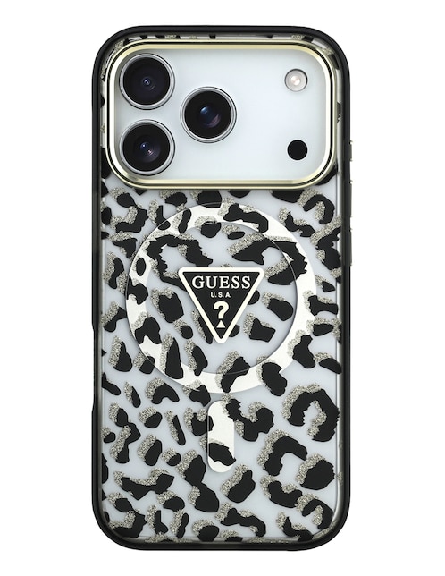 GUESS Funda para iPhone Guess Animal Print de plástico