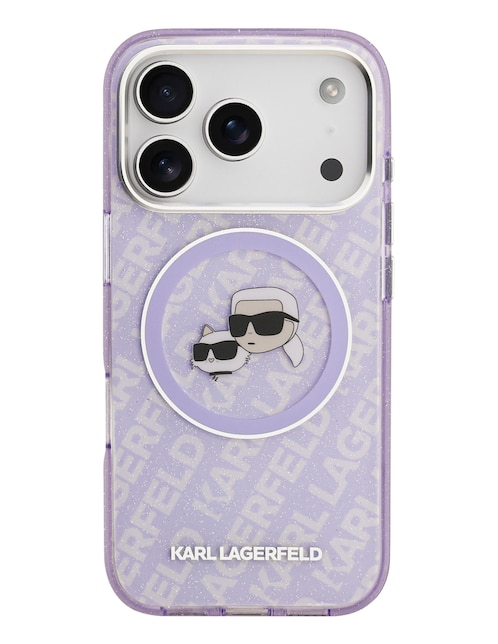 KARL LAGERFELD Funda para iPhone Karl Lagerfeld Heads On de plástico