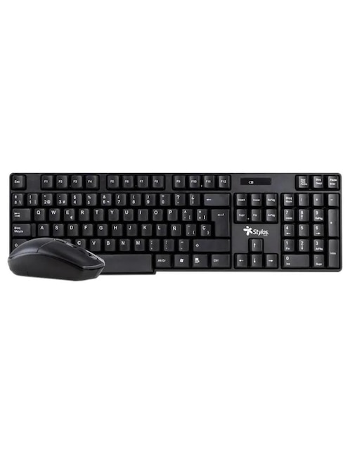 Mouse y teclado Stylos STPKTM3B