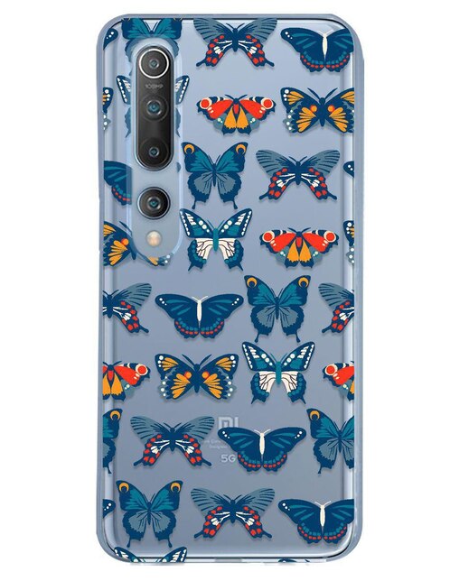 Funda para Xiaomi Patron de Mariposas de silicón