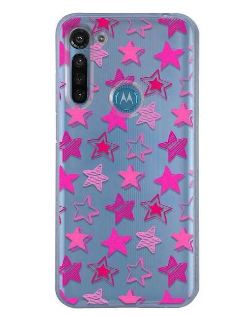 Funda para Motorola Dibujo de Estrellas de silicón