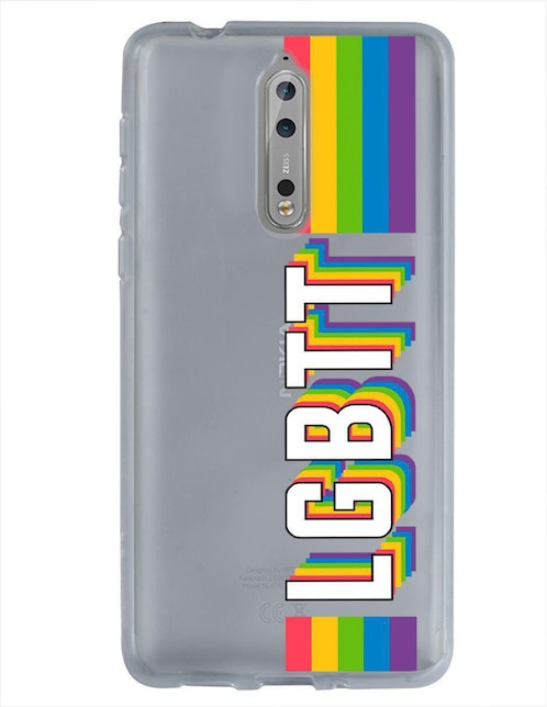 Funda para Nokia Pride LGBTT Arcoíris de silicón