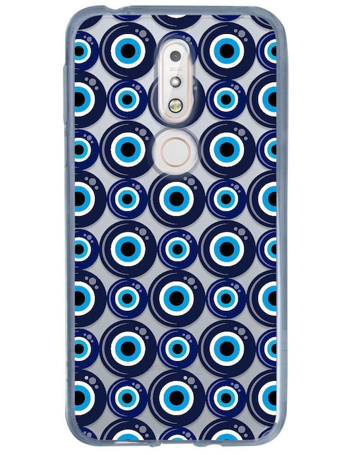 Funda para Nokia Ojo Turco Azul de silicón