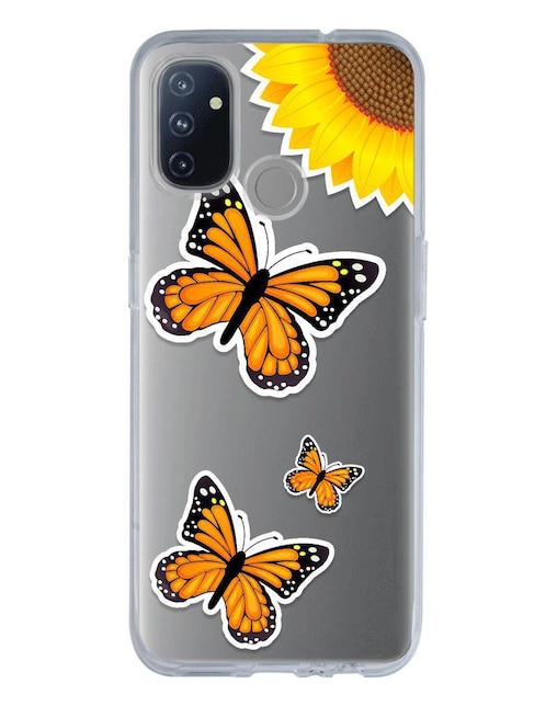 Funda para OnePlus Mariposa monarca de silicón