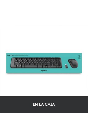 Mouse y teclado Logitech MK220