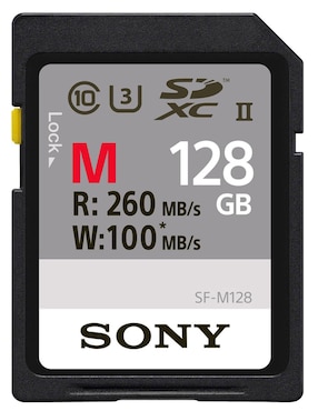 Memoria SD Sony 128 GB Clase 10 UHS-II 3 4K
