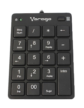 Teclado conexión inalámbrica Vorago Kbg601