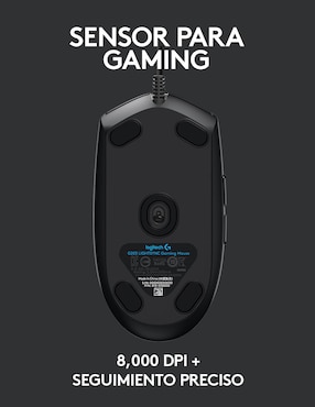 Mouse Logitech G203 negro