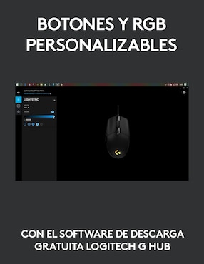 Mouse Logitech G203 negro