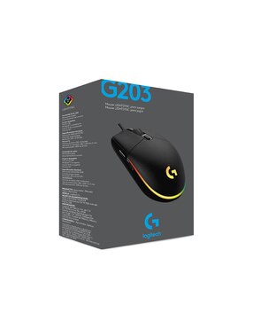 Mouse Logitech G203 negro