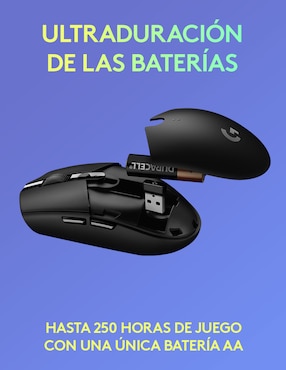 Mouse Inalámbrico Logitech G305 lila