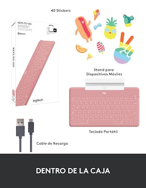 Teclado conexión inalámbrica Logitech St-A80032