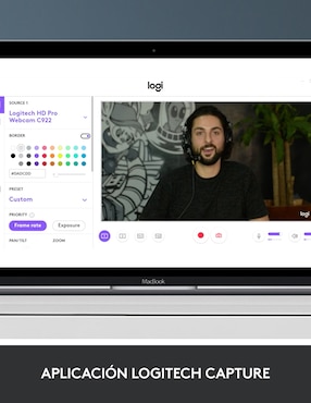 Webcam de 1080P Full HD Logitech C920s