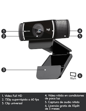 Webcam 1080 px Logitech 960-001087