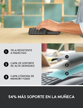 Teclado conexión inalámbrica Logitech Ergo K860