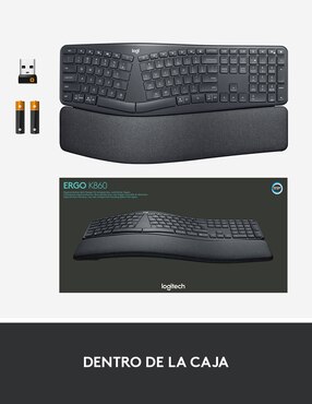 Teclado conexión inalámbrica Logitech Ergo K860