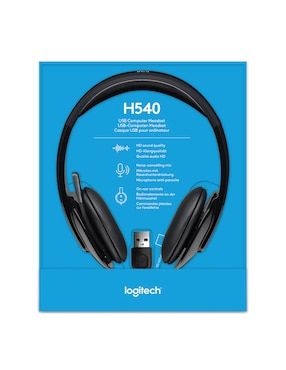 Audífonos In-Ear Logitech H540 alámbricos